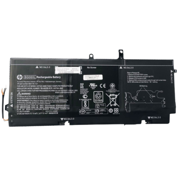 HP BG06XL EliteBook Folio 1040 G3 EliteBook 1040 G3 2EC28PA Laptop Battery